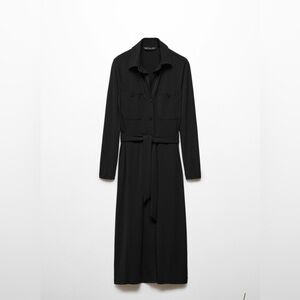 Calvin Klein Shirt Dress, Black sz 38